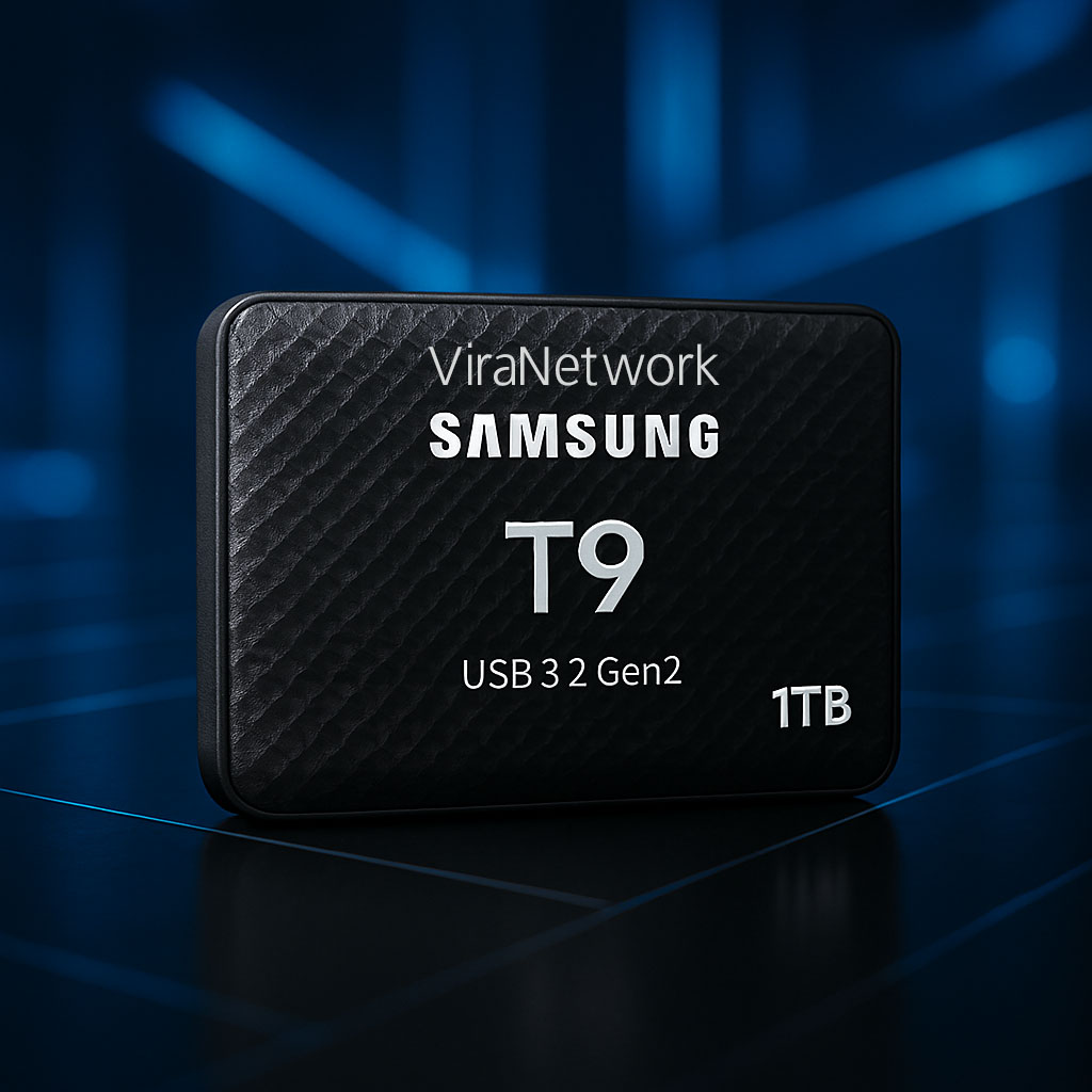 اس اس دی اکسترنال سامسونگ مدل T9 ظرفیت 1 ترابایت رابط USB 3.2 Gen2