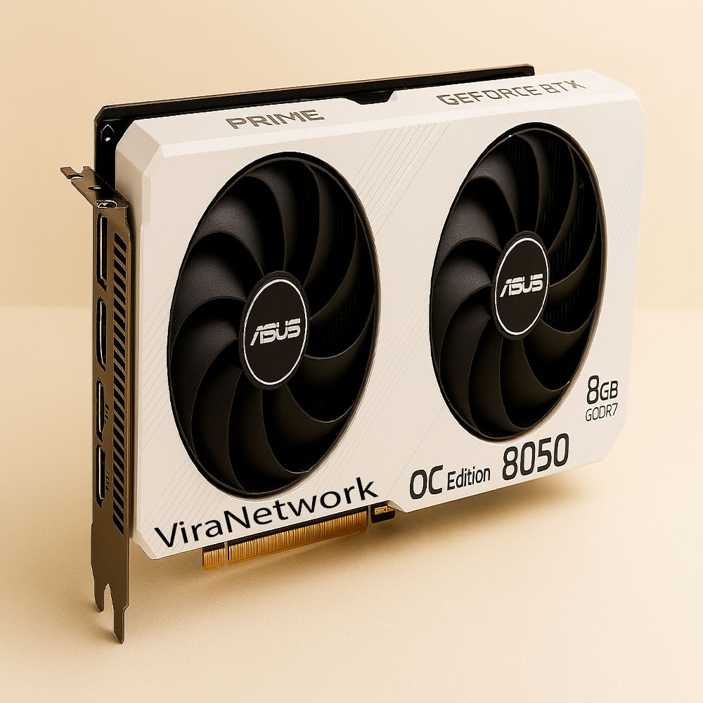 کارت گرافیک ایسوس PRIME RTX 5050 OC 8GBرافیک RX 580 8GB GDDR5