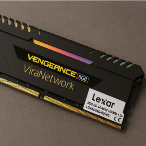 DDR4 تک کاناله 3200 مگاهرتز CL16 کورسیر مدل VENGEANCE RGB ظرفیت 8 گیگابایت