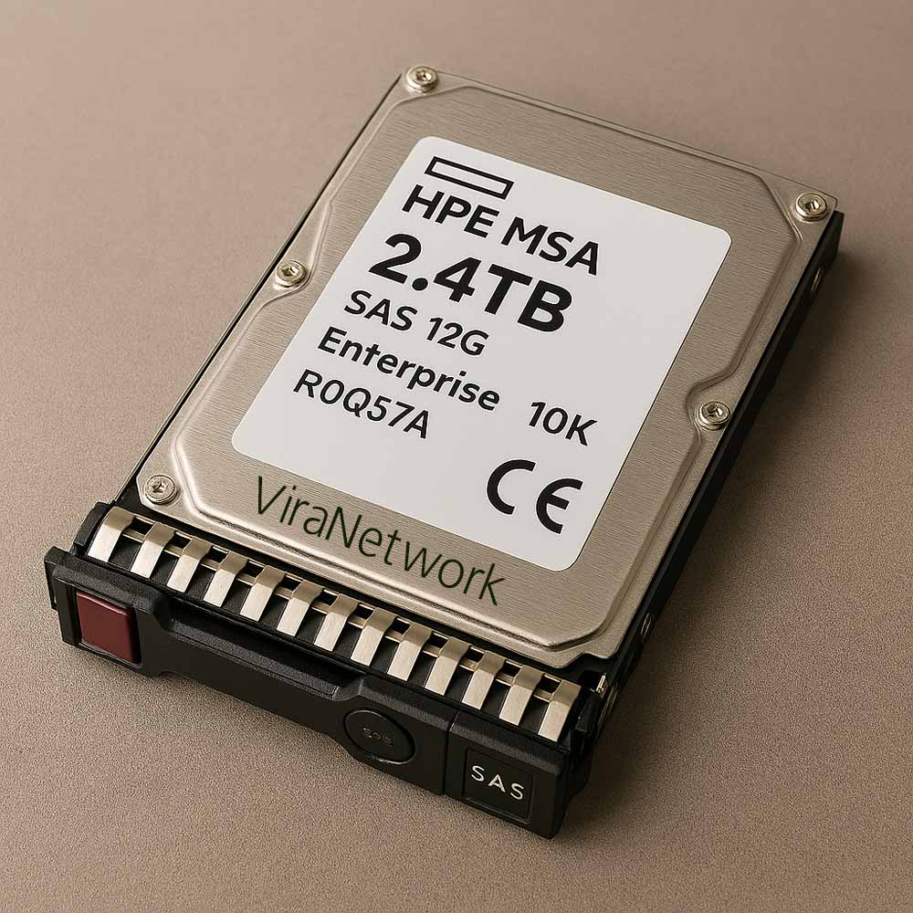 هارد استوریج HPE MSA 2.4TB SAS 12G Enterprise 10K SFF M2 HDD R0Q57A